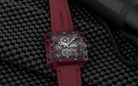 Expedition Ladies E 6808 MF RIGBARE Black Dial Red Rubber Strap-4