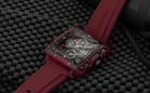 Expedition Ladies E 6808 MF RIGBARE Black Dial Red Rubber Strap-5