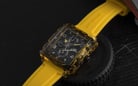 Expedition Ladies E 6808 MF RIGBAYL Black Dial Yellow Rubber Strap-5
