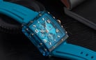 Expedition Ladies E 6808 MF RRGLB Blue Dial Blue Rubber Strap-3
