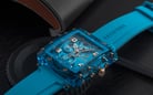 Expedition Ladies E 6808 MF RRGLB Blue Dial Blue Rubber Strap-5