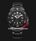 Expedition Automatic E 6809 MA BIPBA Men Black Dial Black Stainless Steel + Extra Nylon Strap-0