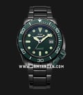 Expedition Automatic E 6809 MA BIPGN Green Dial Black Stainless Steel Strap + Extra Nylon Strap-0