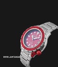 Expedition Automatic E 6809 MA BSSRE Men Red Dial Stainless Steel Strap + Extra Nylon Strap-1