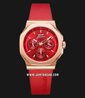 Expedition Ladies E 6816 BF RRGRE Glamour Red Dial Red Rubber Strap-0