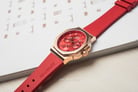 Expedition Ladies E 6816 BF RRGRE Glamour Red Dial Red Rubber Strap-7