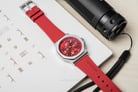Expedition Ladies E 6816 BF RSSRE Glamour Red Dial Red Rubber Strap-4