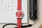Expedition Ladies E 6816 BF RSSRE Glamour Red Dial Red Rubber Strap-5
