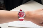 Expedition Ladies E 6816 BF RSSRE Glamour Red Dial Red Rubber Strap-7