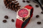 Expedition Ladies E 6818 BF RRGRE Red Dial Red Rubber Strap-4