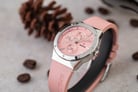 Expedition Sport E 6818 BF RSSPN Ladies Pink Dial Pink Rubber Strap-7