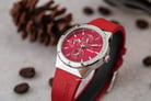 Expedition Ladies E 6818 BF RSSRE Red Dial Red Rubber Strap-4