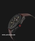 Expedition Modern Classic E 6823 MF LIPBAIV Men Black Dial Brown Leather Strap-1
