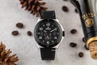 Expedition Modern Classic E 6823 MF LTBBA Men Black Dial Black Leather Strap-3