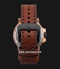 Expedition Sport E 6825 MS LBRBA Men Black Dial Brown Leather Strap-2