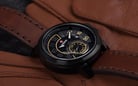 Expedition Sport E 6825 MS LIPBAIV Men Black Dial Brown Leather Strap-4