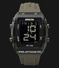 Expedition Ladies E 6827 MH RIPBAGN Digital Dial Army Green Rubber Strap-0
