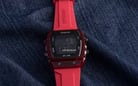 Expedition Ladies E 6827 MH RIPBARE Digital Dial Red Rubber Strap-8