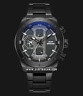 Expedition Modern Classic E 6828 MF BIPBA Black Dial Black Stainless Steel Strap-0
