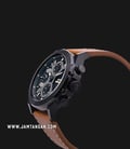 Expedition Modern Classic E 6829 MF LIPBAIV Black Dial Brown Leather Strap-1