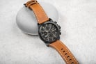 Expedition Modern Classic E 6829 MF LIPBAIV Black Dial Brown Leather Strap-6