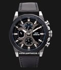 Expedition Modern Classic E 6829 MF LTBBA Black Dial Black Leather Strap-0