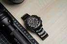 Expedition Chronograph E 6830 MC BIPBA Men Black Dial Black Stainless Steel Strap-4