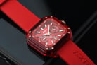Expedition Ladies E 6840 MF RRGRE Red Dial Red Rubber Strap-5