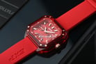 Expedition Ladies E 6840 MF RRGRE Red Dial Red Rubber Strap-7