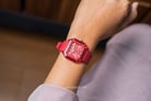 Expedition Ladies E 6840 MF RRGRE Red Dial Red Rubber Strap-8