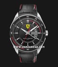 Ferrari Gran Premio 0830183 Black Dial Black Leather Strap-0