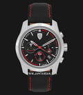 Ferrari Scuderia 0830444 Chronograph Primato Men Black Dial Black Leather Strap-0