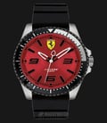 Ferrari Scuderia 0830463 Xx Kers Men Red Dial Black Rubber Strap-0