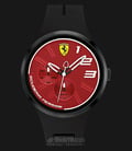 Ferrari 0830473 Fxx Men Red Dial Black Rubber Strap-0