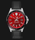 Ferrari 0830489 Pilota Men Red Dial Black Leather Strap-0