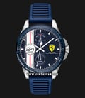 Ferrari 0830660 Scuderia Pilota Multi Colour Dial Blue Silicone Strap-0