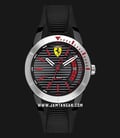 Ferrari Scuderia RedRev 0840014 Men Black Dial Black Rubber Strap-0