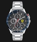 Ferrari Scuderia Pilota Evoluzione 0830850 Chronograph Grey Dial Stainless Steel Strap-0