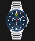 Ferrari Scuderia Pista 0830855 Men Blue Dial Stainless Steel Strap-0