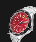 Ferrari Scuderia Pista 0830865 Men Red Dial Stainless Steel Strap-1