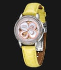 FIYTA Clover DLA8362.WWSD Women Mechanical Watch Yellow Leather Strap-0