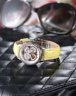 FIYTA Clover DLA8362.WWSD Women Mechanical Watch Yellow Leather Strap-8