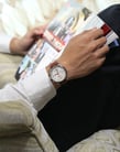 FIYTA Elegance G786.WWR Mens Series Leather Chronograph Quartz Watch-2