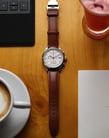 FIYTA Elegance G786.WWR Mens Series Leather Chronograph Quartz Watch-3