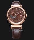 FIYTA Classic GA850001.PSR IN Automatic Man Brown Dial Brown Leather Strap-0