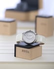 FIYTA Photographer L1560.A Luxury Women IF Collection White Leather Strap-3