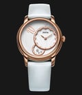 FIYTA Photographer L1560.B Luxury Women IF Collection White Leather Strap Watch-0