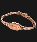Fiyta Exquisite L501.PPP Rhinestone Bracelet Rose Gold Stainless Steel Strap-3