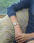 Fiyta Heartouching L588.WWWD Mother of Pearl Dial White Leather Strap-2