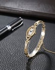 FIYTA Elegance L593.GWGH Ladies Linglong Jewelery Gold Stainless Steel Strap-5